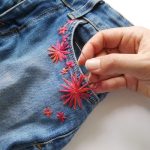 Jeans Bordados - 10 Ideas Para Inspirarte - Bordados A Mano