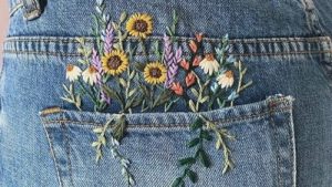 Jeans Bordados - 10 Ideas Para Inspirarte - Bordados A Mano